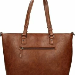 Goedkoop 👏 Hete verkoop 👍 Enrico Benetti Caen 66625 Shopper / Laptoptas Met Tabletvak En 15" Laptopvak - Cognac 🔥 ⌛ -Tassen-dames Winkel 550x677 7
