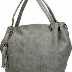 Goedkoopste 😉 Flash-uitverkoop 😍 Enrico Benetti Toulouse 66108 Handtas Schoudertas Buideltas - Midden Grijs 👏 👍 -Tassen-dames Winkel 550x678 6