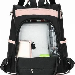 Uitgang 🎁 Beste deal 🌟 ZILOU® Rugtas - Schoudertas - Dames - Anti-Diefstal - Waterdicht - Zwart 🔥 💯 -Tassen-dames Winkel 550x678 7