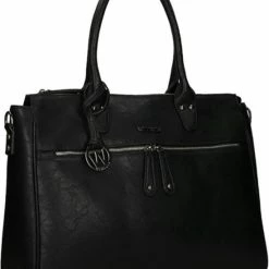 Aanbiedingen 👏 Uitgang ⭐ Wimona Laptoptas Fabiana - Zwart 👍 ✨ -Tassen-dames Winkel 550x681