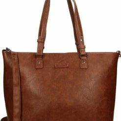 Tassen-dames Winkel 20 Goedkoop ๐ Hete verkoop ๐ Enrico Benetti Caen 66625 Shopper / Laptoptas Met Tabletvak En 15" Laptopvak - Cognac ๐ฅ โ