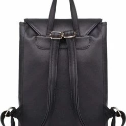 Beste Verkoop 🥰 Beste deal ⭐ Miss LuLu Rugzak - Dames Rugtas - Kwalitatieve Kunstleren Rug Tas - 15 Liter - Zwart (E1669 BK) 👏 🔥 -Tassen-dames Winkel 550x695 6