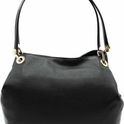 Promo ❤️ Beste Pirce 🥰 Michael Kors Raven L Dames Schoudertas - Zwart 😉 💯 -Tassen-dames Winkel 550x696 4