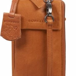 Groothandel ⭐ Gloednieuw ⌛ Burkely Just Jolie Dames Telefoontasje - Cognac 💯 🎁