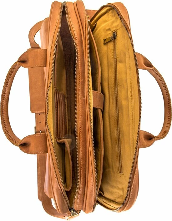 Goedkoopste ๐ Korting ๐ฅฐ Negotia Leather NEGOTIA Alpha - Leren Laptoptas Heren En Dames 15,6 Inch - Aktetas - Werktas - Messenger Bag - 100% Luxe Top-Grain Leer - Bruin ๐ ๐ 5 Goedkoopste ๐ Korting ๐ฅฐ Negotia Leather NEGOTIA Alpha - Leren Laptoptas Heren En Dames 15,6 Inch - Aktetas - Werktas - Messenger Bag - 100% Luxe Top-Grain Leer - Bruin ๐ ๐ - Afbeelding 3