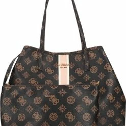 Coupon 😍 Beste Pirce 🛒 Guess Vikky Large Tote Dames Handtas - Bruin 💯 🛒 -Tassen-dames Winkel 550x715 6