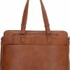 Beste Pirce 🥰 Goedkoop 👏 Enrico Benetti Lily 66450 Dames Laptoptas Business Schoudertas 14" - Cognac ❤️ 🥰