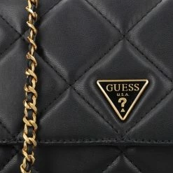 Top 10 ⌛ Coupon 😀 Guess Cessily Dames Schoudertas - Zwart - Maat Geen ✔️ 🔔 -Tassen-dames Winkel 550x718 4