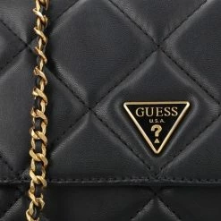 Top 10 ⌛ Coupon 😀 Guess Cessily Dames Schoudertas - Zwart - Maat Geen ✔️ 🔔 -Tassen-dames Winkel 550x718 5