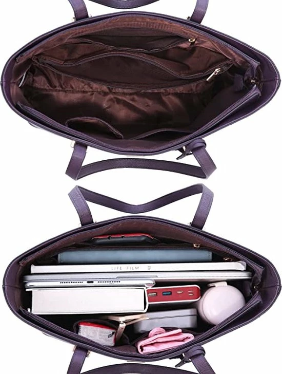 Beste Verkoop โ๏ธ Hete verkoop ๐ฅฐ Lana® La Luna - Driedelige Handtassen Set Met Dames Schoudertas, Handtas - Saffiano Leer - Zwart ๐ ๐ฅ 11 Beste Verkoop โ๏ธ Hete verkoop ๐ฅฐ Lana® La Luna - Driedelige Handtassen Set Met Dames Schoudertas, Handtas - Saffiano Leer - Zwart ๐ ๐ฅ - Afbeelding 9