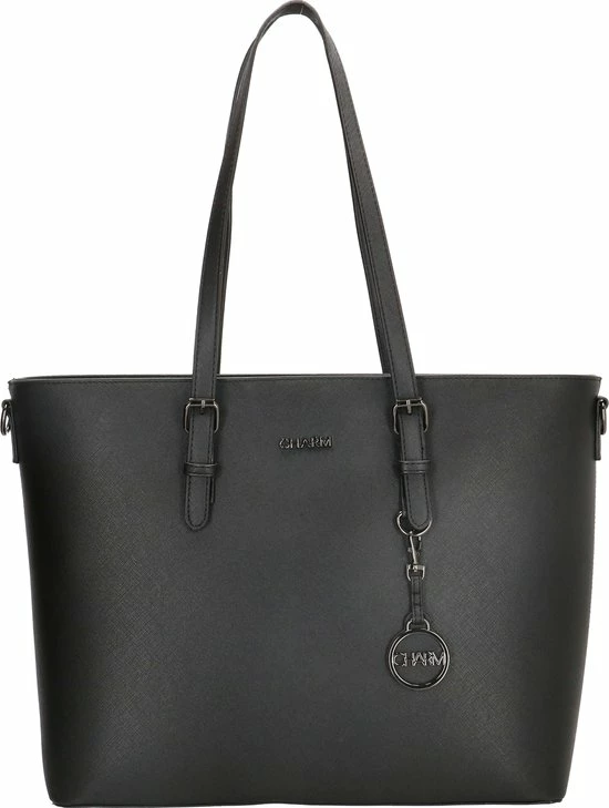 Goedkoopste π Nieuw π Charm London Birmingham Shopper 15,6 Inch (34.5x19.4 Cm) - Zwart π β€οΈ 4 Goedkoopste π Nieuw π Charm London Birmingham Shopper 15,6 Inch (34.5x19.4 Cm) - Zwart π β€οΈ - Afbeelding 2