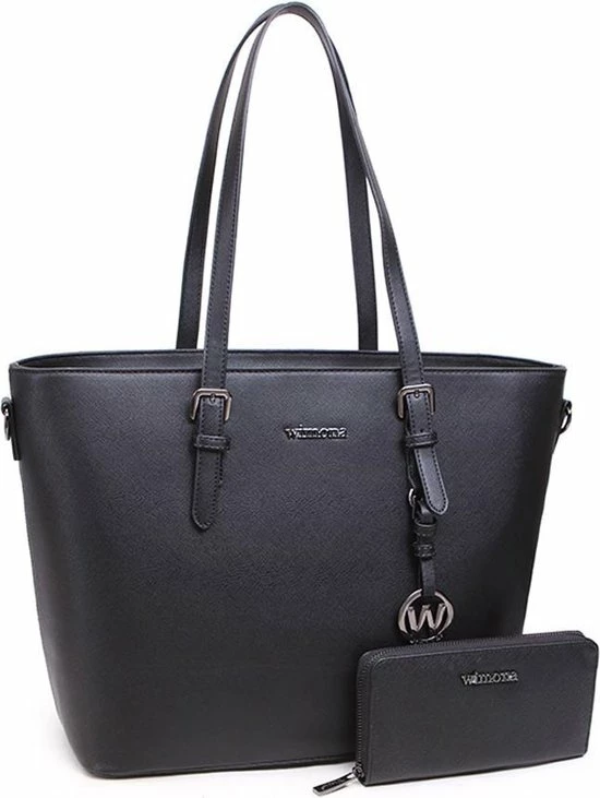 Flash-uitverkoop ๐ Promo ๐ Wimona Laptoptas / Werktas / Aktetas Dames - Kyara-One - 15.6 Inch - Imitatieleer - Zwart โ๏ธ โญ 5 Flash-uitverkoop ๐ Promo ๐ Wimona Laptoptas / Werktas / Aktetas Dames - Kyara-One - 15.6 Inch - Imitatieleer - Zwart โ๏ธ โญ - Afbeelding 3