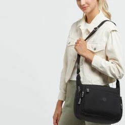 Beste deal ✨ Aanbiedingen ✨ Kipling Gabbie Dames Crossbodytas - Black Noir ⌛ ✔️ -Tassen-dames Winkel 550x733 43