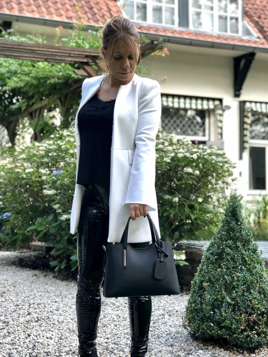 Beste Pirce βοΈ Uitgang π― TOUTESTBELLE - Mat Leren Dames Handtas Met Schouderriem - Handtas - Leer - Zwart π₯ π₯ 6 Beste Pirce βοΈ Uitgang π― TOUTESTBELLE - Mat Leren Dames Handtas Met Schouderriem - Handtas - Leer - Zwart π₯ π₯ - Afbeelding 4