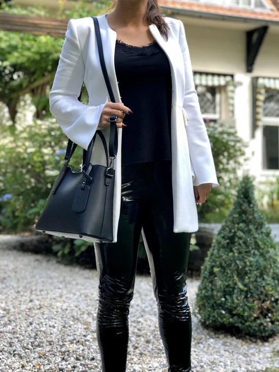 Beste Pirce βοΈ Uitgang π― TOUTESTBELLE - Mat Leren Dames Handtas Met Schouderriem - Handtas - Leer - Zwart π₯ π₯ 7 Beste Pirce βοΈ Uitgang π― TOUTESTBELLE - Mat Leren Dames Handtas Met Schouderriem - Handtas - Leer - Zwart π₯ π₯ - Afbeelding 5