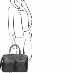 Beste recensies van 🎉 Gloednieuw ✔️ Burkely Alex Donker Schoudertas 14 Inch Laptoptas - Zwart 🔥 🔔 -Tassen-dames Winkel 550x742 5