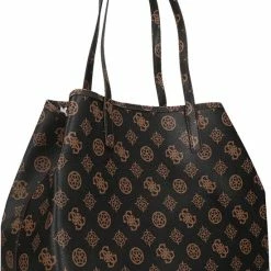 Coupon 😍 Beste Pirce 🛒 Guess Vikky Large Tote Dames Handtas - Bruin 💯 🛒 -Tassen-dames Winkel 550x748 6