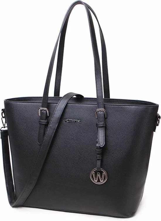 Flash-uitverkoop ๐ Promo ๐ Wimona Laptoptas / Werktas / Aktetas Dames - Kyara-One - 15.6 Inch - Imitatieleer - Zwart โ๏ธ โญ 4 Flash-uitverkoop ๐ Promo ๐ Wimona Laptoptas / Werktas / Aktetas Dames - Kyara-One - 15.6 Inch - Imitatieleer - Zwart โ๏ธ โญ - Afbeelding 2