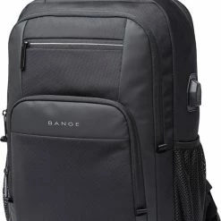 Hete verkoop โ๏ธ Beste Verkoop โค๏ธ ACROPAQ Rugzak - Met Laptopvak 17 Inch, Waterdicht, Voor Dames En Heren, USB Aansluiting - Rugtas Voor Meisje En Jongens- Zwart โค๏ธ ๐ฏ