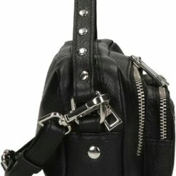 Goedkoop 🥰 Gloednieuw 😀 Nunoo Kleine Schoudertas / Crossbody Tas Dames - Leer - Helena - Zwart 🎉 👏 -Tassen-dames Winkel 550x777 3