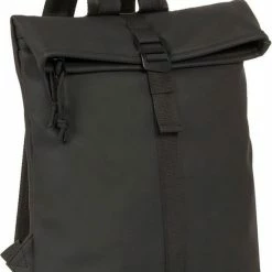 Gloednieuw 💯 Nieuw 🤩 New Rebels Mart Waterafstotende Rolltop Rugzak - Medium - Zwart 😉 ❤️