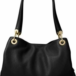 Promo ❤️ Beste Pirce 🥰 Michael Kors Raven L Dames Schoudertas - Zwart 😉 💯 -Tassen-dames Winkel 550x794 3