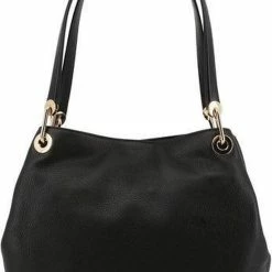 Promo ❤️ Beste Pirce 🥰 Michael Kors Raven L Dames Schoudertas - Zwart 😉 💯 -Tassen-dames Winkel 550x797 6