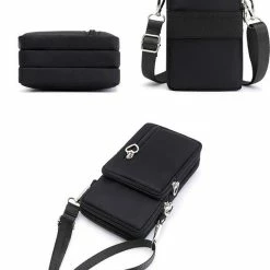 Hete verkoop ⌛ Coupon ⭐ San Vitale® - Casual Telefoon Tas - Schoudertasje - Telefoontasje - Heuptas - Wandel/Sport/Mobiele Telefoon/Smartphone - Beige ❤️ ✨ -Tassen-dames Winkel 550x813 13