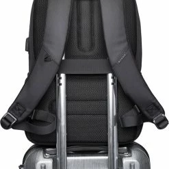 Hete verkoop ✔️ Beste Verkoop ❤️ ACROPAQ Rugzak - Met Laptopvak 17 Inch, Waterdicht, Voor Dames En Heren, USB Aansluiting - Rugtas Voor Meisje En Jongens- Zwart ❤️ 💯 -Tassen-dames Winkel 550x819 12