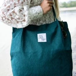 Begroting 🧨 Goedkoopste ⭐ GoDaily - Dames - Schoudertas - Handtas - Bag - Canvas - Katoenen Tas - Tote - Groen 🌟 🔥 -Tassen-dames Winkel 550x824 19