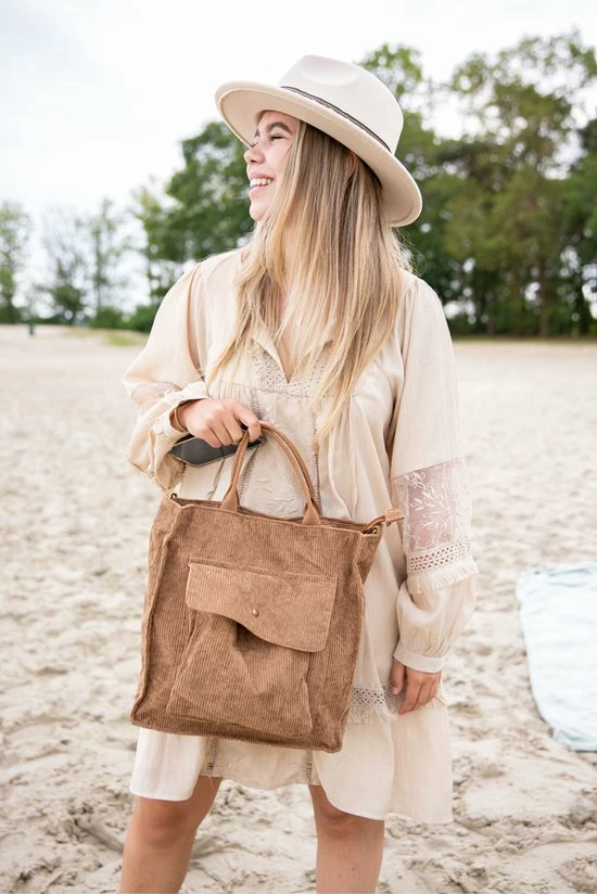 Coupon π₯° Gloednieuw β GoDaily - Dames - Schoudertas - Handtas - Ribstof - Bruin π₯ π 8 Coupon π₯° Gloednieuw β GoDaily - Dames - Schoudertas - Handtas - Ribstof - Bruin π₯ π - Afbeelding 6