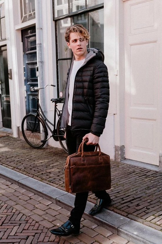 Flash-uitverkoop ⭐ Flash-uitverkoop 🎉 DSTRCT Fletcher Street Laptoptas - 17 Inch - Cognac ❤️ ⌛ 10 Flash-uitverkoop ⭐ Flash-uitverkoop 🎉 DSTRCT Fletcher Street Laptoptas - 17 Inch - Cognac ❤️ ⌛ - Afbeelding 8