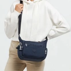 Uitgang 🤩 Begroting 🌟 Kipling Medium Schoudertas / Crossbody Tas Dames - Polyamide - Gabbie S - Blauw 🥰 🧨 -Tassen-dames Winkel 550x828 9