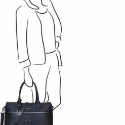 Aanbiedingen 👏 Uitgang ⭐ Wimona Laptoptas Fabiana - Zwart 👍 ✨ -Tassen-dames Winkel 550x829 6