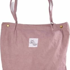 Goedkoopste โจ Gloednieuw ๐ GoDaily - Dames - Schoudertas - Handtas - Bag - Canvas - Katoenen Tas - Tote - Roze โ๏ธ โจ