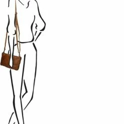 Coupon ✨ Beste Pirce 🔔 Bear Design Kleine Schoudertas / Crossbody Tas Dames - Leer - Cow Lavato - Cognac 😉 🛒 -Tassen-dames Winkel 550x835 4