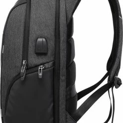 Beste Verkoop ✔️ Gloednieuw 😍 Ssublime Vault - Anti Diefstal Waterdichte Rugzak - Laptoptas Met 15.6 Tot 17 Inch Laptopvak - Rugtas Met USB én Audio Aansluiting - Voor Dames En Heren - Inclusief TSA Ritsslot - Zwart ⭐ 👏 -Tassen-dames Winkel 550x837 8